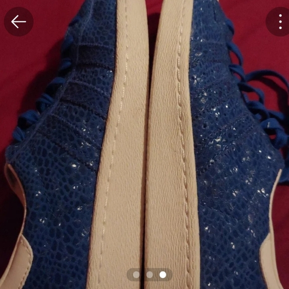 Adidas blue sparkle sneakers - Picture 4 of 4